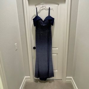 Montage by Mon Cheri Mother of the Bride/Groom Dress size 12 Blue Ombre